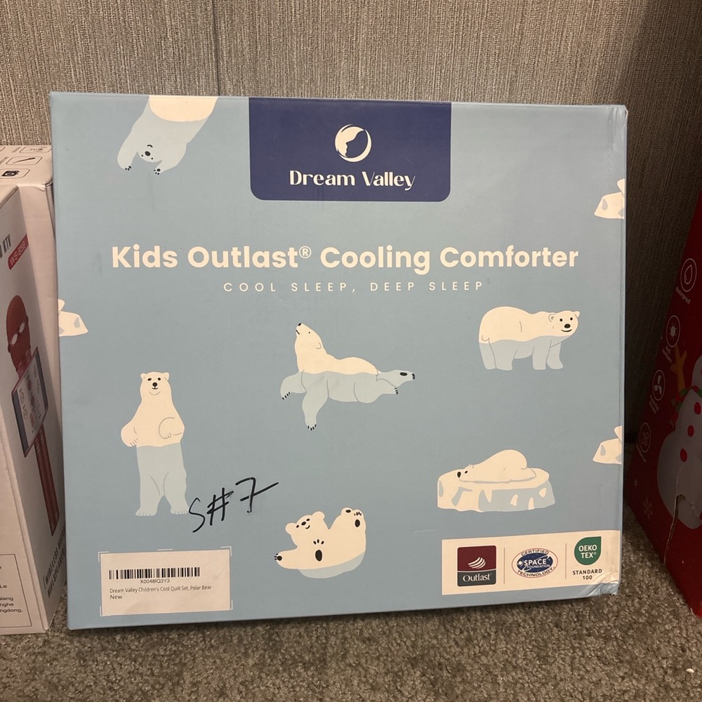 Kids Outlast Cooling Comforter - Blue BRAND NEW IN BOX